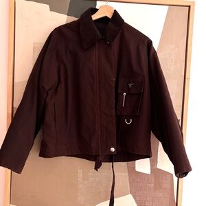 Zara Dark Brown Utility Jacket